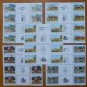 ARGENTINA 1988 GJ 2414/8EN OCHO SERIES COMPLETAS CON CUATRO ENTRECINTAS MINT, RARAS U$ 80 !!!
